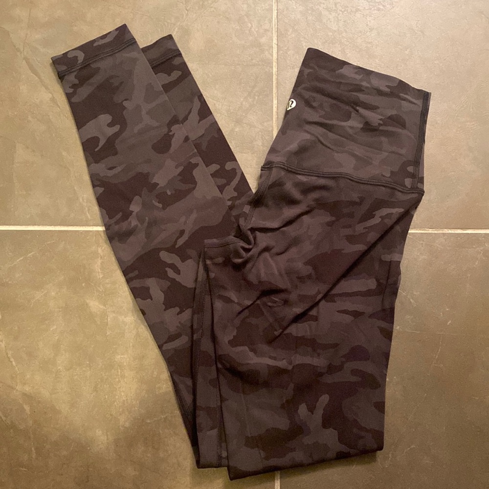 Lululemon align green camo leggings
